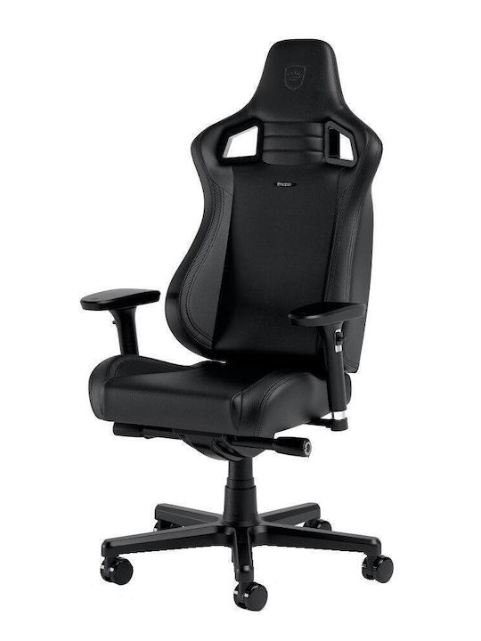 Noblechairs Epic Gaming Stuhl aus Künstliches Leder mit Verstellbaren Armlehnen Schwarze