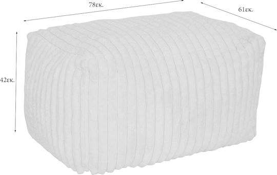 Πουφ A-s Muzi Khaki 78x61x42cm