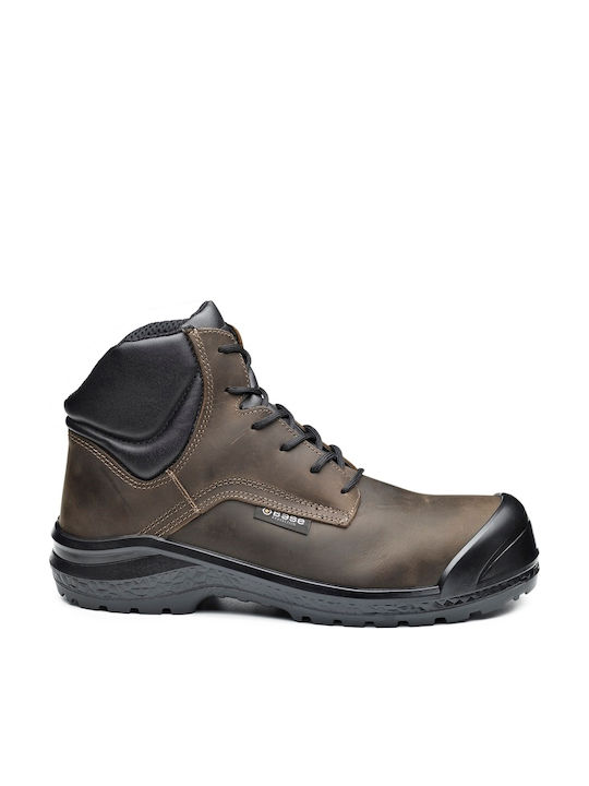 Base Be Browny Top Waterproof Safety Shoe Black S3 with Certification P CI E FO SRA SRB SRC WRU