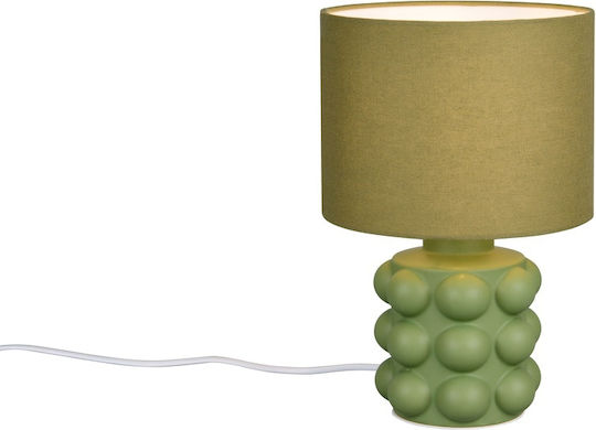Trio Lighting Lampă de masă pentru Soclu E14 cu Abajur Verde și Bază