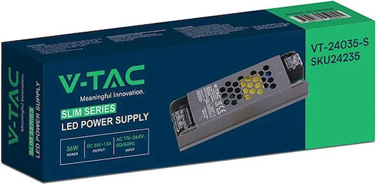 V-TAC Surse De Alimentare LED IP20 Putere 36W Cu Tensiune De Ieșire 24V