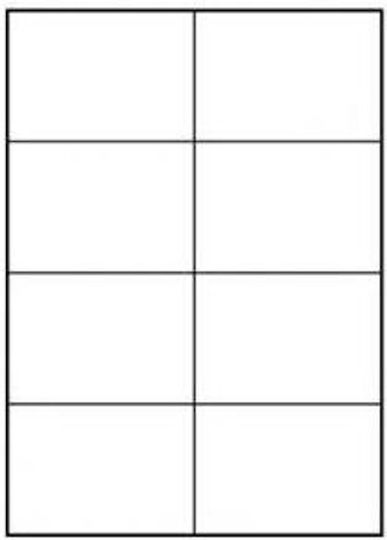 Logo Self-Adhesive Rectangular A4 Labels