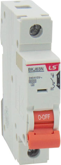 LS Automatic Circuit Breaker 4A Single-pole AC 03.018.0020