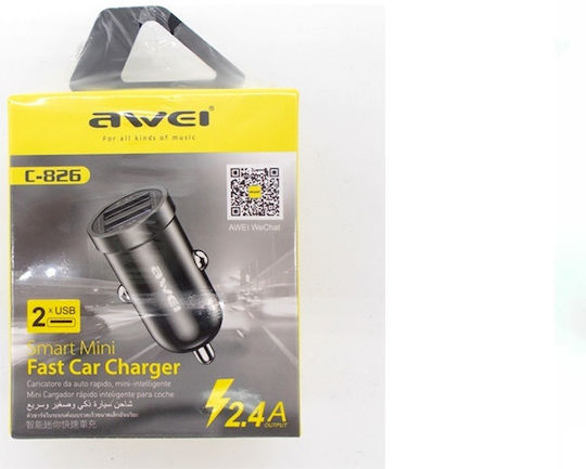 Cell Phone Car Charger Quick Charger C-826 Awei 010962