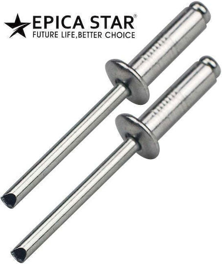 Epica Star Πριτσίνια Aluminium M4.8x12mm 100Stück