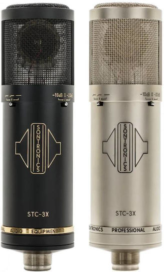 Sontronics STC-3X Pack Πυκνωτικό Μικρόφωνο XLR Shock Mounted για Φωνητικά σε Ασημί Χρώμα