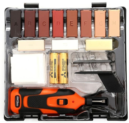 Kraft & Dele Set Spatule cu Baterie și Husă 18 Buc