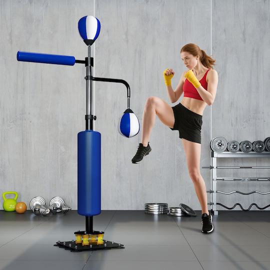 Sportnow Synthetic Punching Bag Pears With Height 107cm Blue