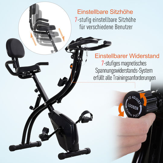 HomCom Xbike 2σε1 Magnetisch