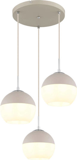 Globo Lighting Beige Pendant Ceiling Light
