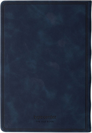 Type Center Daily Agenda A5 2027 Blue Leather 14x20.5cm (with Personalization)