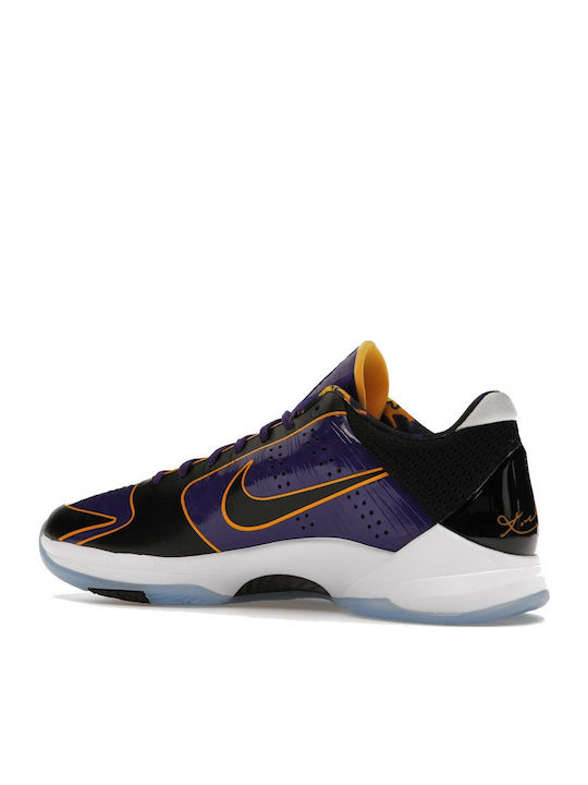Kobe V Protro "Lakers" Ниски Баскетболни Обувки Court Purple / University Gold / Black / White