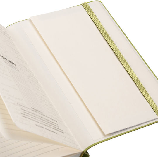 Type Center Daily Agenda A5 2027 Green Leather 14x20.5cm with Personalization