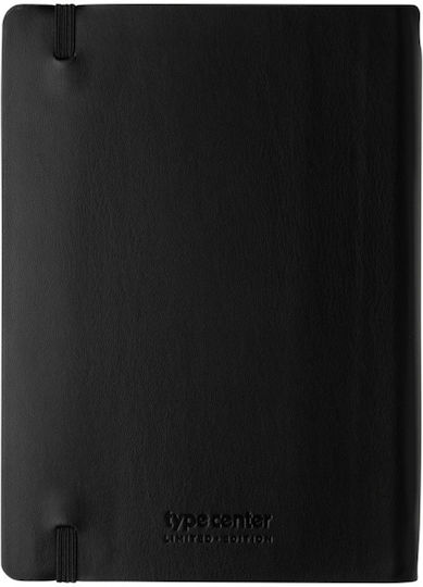Type Center Ημερήσια Ατζέντα A5 2027 Μαύρη Δερμάτινη 14x20.5εκ. (με Προσωποποίηση)