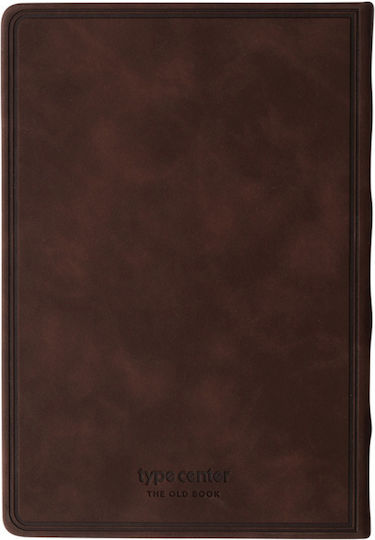 Type Center Ημερήσια Ατζέντα A5 2027 Καφέ Δερμάτινη 14x20.5εκ. (με Προσωποποίηση)