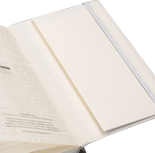 Type Center Daily Agenda A5 2027 Silver Leather 14x20.5cm (with Personalization)