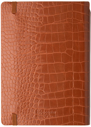 Type Center Daily Agenda A5 2027 Brown Leather 14x20.5cm (with Personalization)