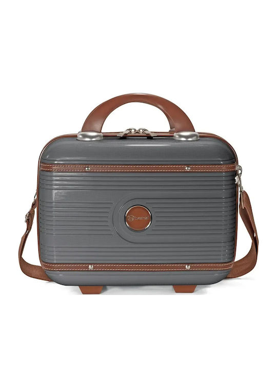 Benzi Hard Gray Travel Suitcases Set 2pcs