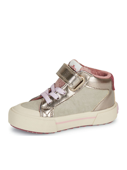 Παιδικά Sneakers High Χρυσά