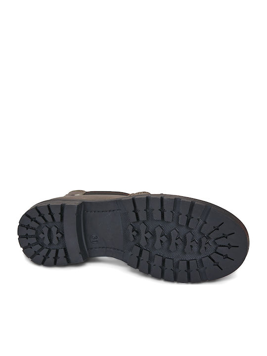 Kids Grey Ankle Boots
