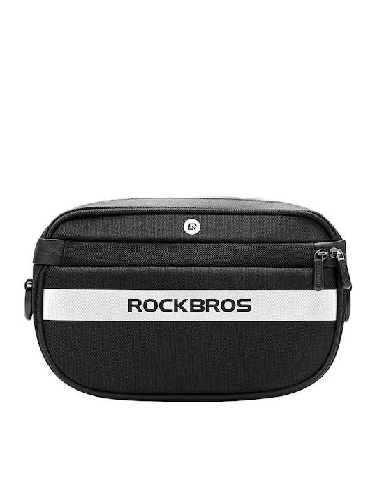 Rockbros Geantă de Ghidon pentru Bicicletă Neagră
