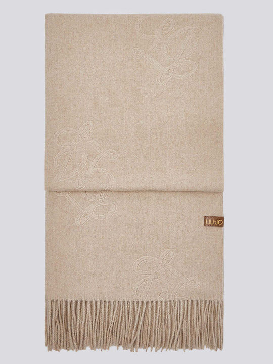 Damen Wollschal Beige