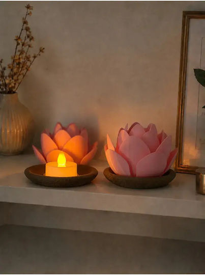 SteweHome Dekorative Tischlampe Warmes Weiß Blume 2 Stück SteweHome Dekorative Tischlampe Warmes Weiß Blume 2 Stück