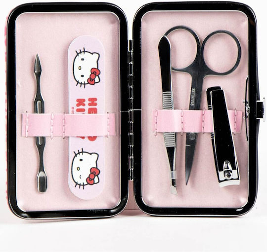 Cerda Детски Калъф Комплект Маникюр 5 Части Hello Kitty 3+ Години