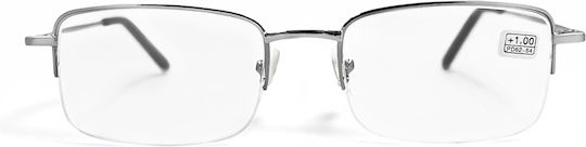 Optosquad Lesebrillen +3.00 in Silber Farbe 1958S-2