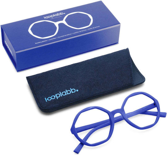Looplabb Lesebrillen +1.50 in Blau Farbe