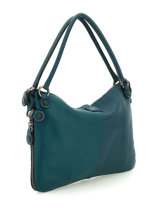 G14 Edgy Size Leather Women's Shoulder / Crossbody Bag Green
