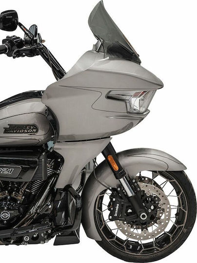Klock Werks Мотоциклетна Желатина Carbon Flare Kww-01-0704-t Harley Davidson Fltrxstse 1977 Abs 24 Сив