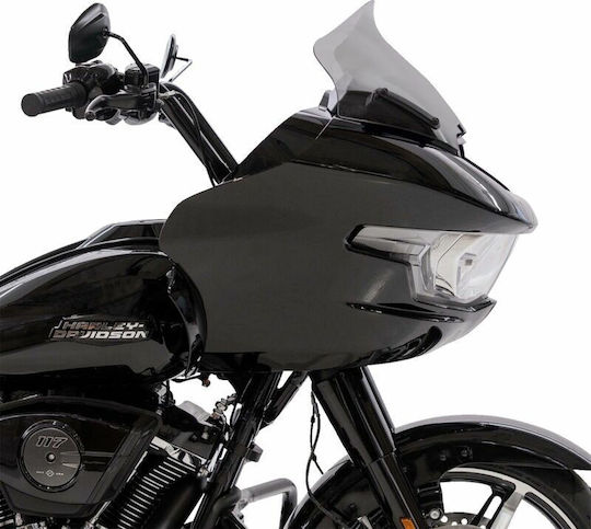 Klock Werks Мотоциклетна Желатина Carbon Flare Kww-01-0735-t Harley Davidson Fltrxstse 1977 Abs 24 Сив