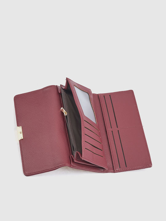 Large Women's Wallet Burgundy