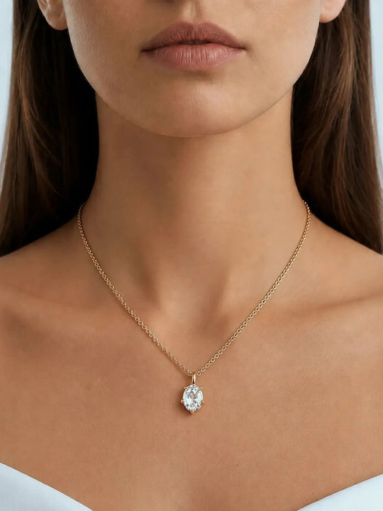Dyrberg/Kern Necklace with Gold Plated Steel