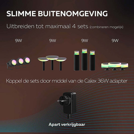 Adaptor Calex Smart Outdoor 24v Ip44 36w Negru 5401002000