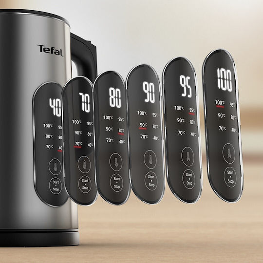Tefal Soleil Βραστήρας 1.7lt 2400W Μαύρος