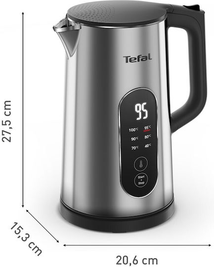 Tefal Soleil Βραστήρας 1.7lt 2400W Μαύρος