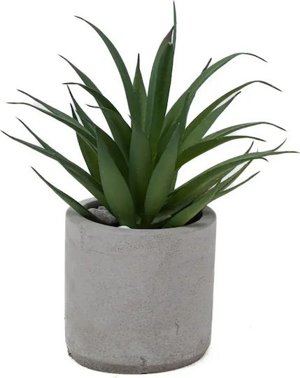 Stewehome Set 3 Bucăți Cactuși Artificiali Suculenti Modern Gri Vas Din Plastic