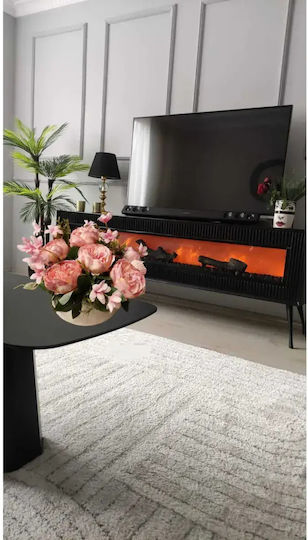 Stewehome Dekorative Künstliche Blumenstrauß Pfingstrose Perlen Weißer Luxuriöser Topf Mika Tischgebrauch 30x30x31 cm Stewehome Dekorative Künstliche Blumenstrauß Pfingstrose Perlen Weißer Luxuriöser Topf Mika Tischgebrauch 30x30x31 cm