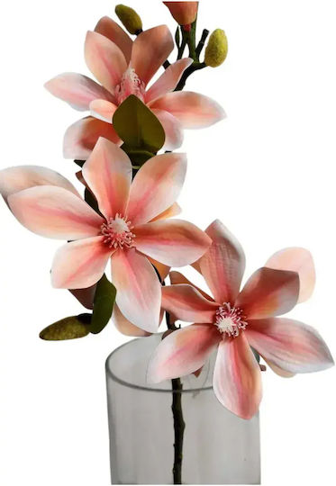 SteweHome Artificial Single Branch Luxurious Magnolia Decorative Flower