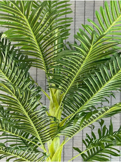 Stewehome Dekoratives Künstliches Areca-Palmenbaum Topfpflanze Für Wohnzimmer 18 Blätter