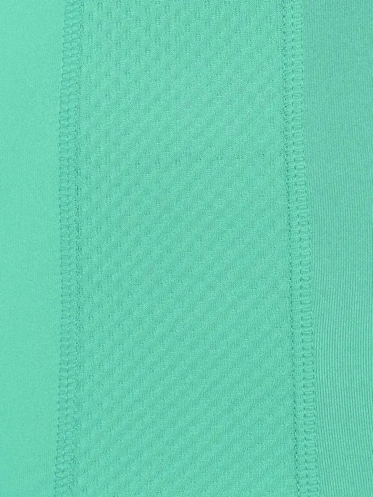 Sportliche Langarmbluse Türkis