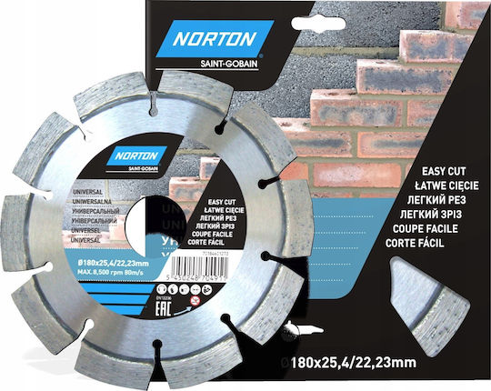 Norton Диск За Рязане На Строителни Материали 180mm