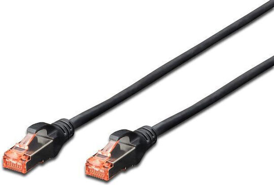 Digitus U/UTP Kat.6 Ethernet Netzwerkkabel 1m Schwarz 10 Stücke