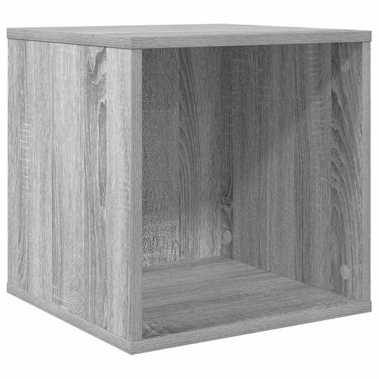 Vidaxl Кутия Албум за Винили Сив Sonoma 37 X 36,5 X 38 См