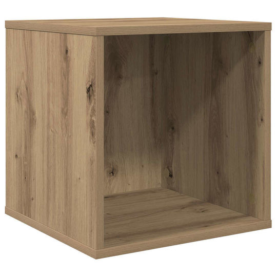vidaXL Vinyl Record Album Box 2 pcs Artisan Oak 37 x 36.5 x 38 cm