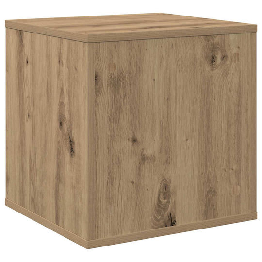 vidaXL Vinyl Record Album Box 2 pcs Artisan Oak 37 x 36.5 x 38 cm