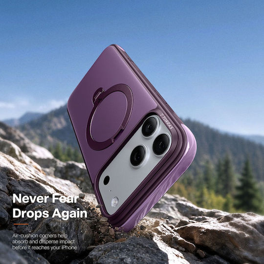 Torras Ostand Q3 Rugg Magsafe Purple Case Iphone 18 Pro Max/17 Pro Max