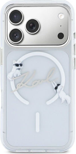 Karl Lagerfeld Script Logo Magsafe Case Iphone 18 Pro Max 17 Pro Max Clear Klhmp18x5hkscah